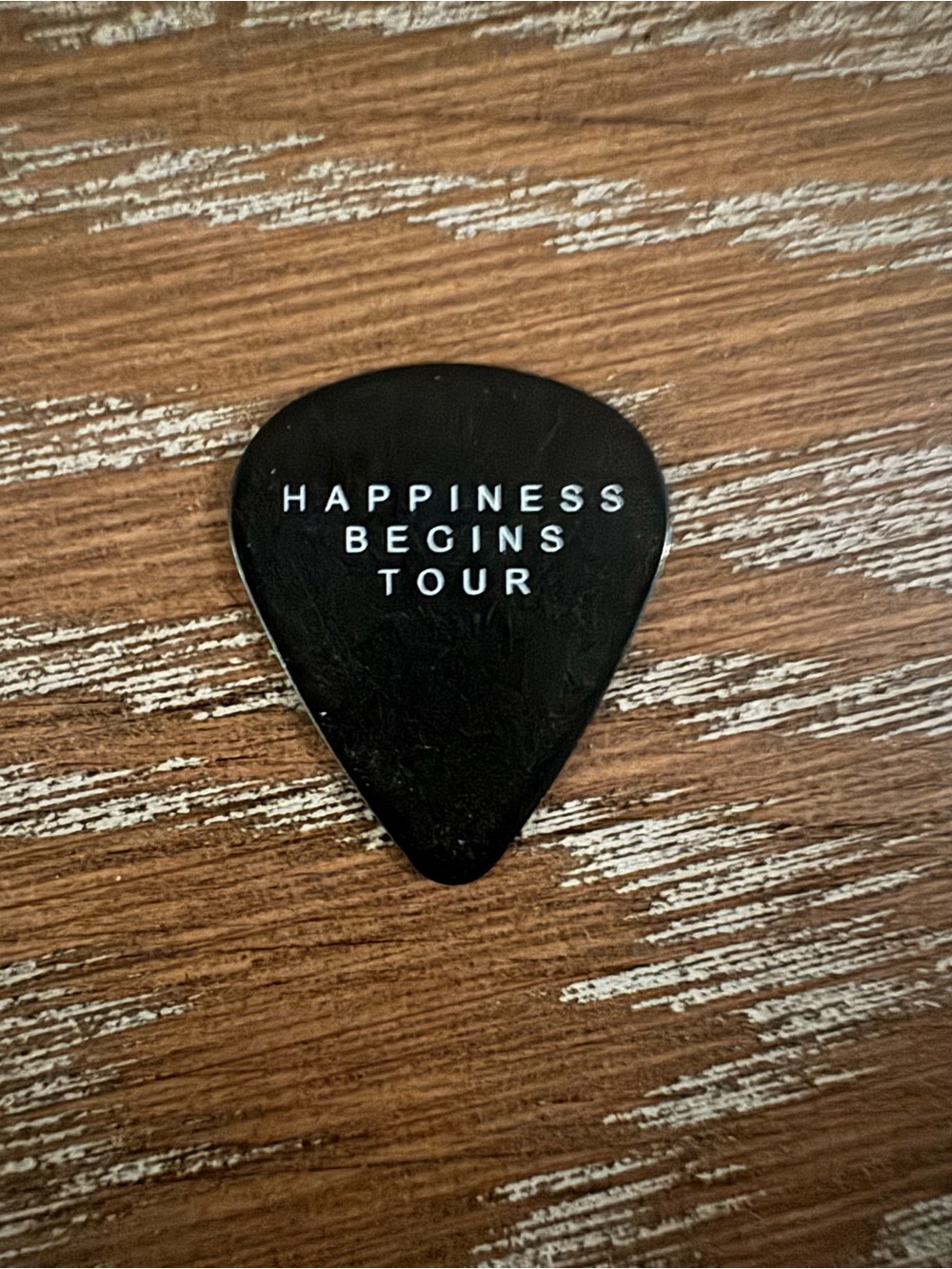 Jonas Brothers Happiness Begins Tour Black Guitar Pick - Picture 2 of 3